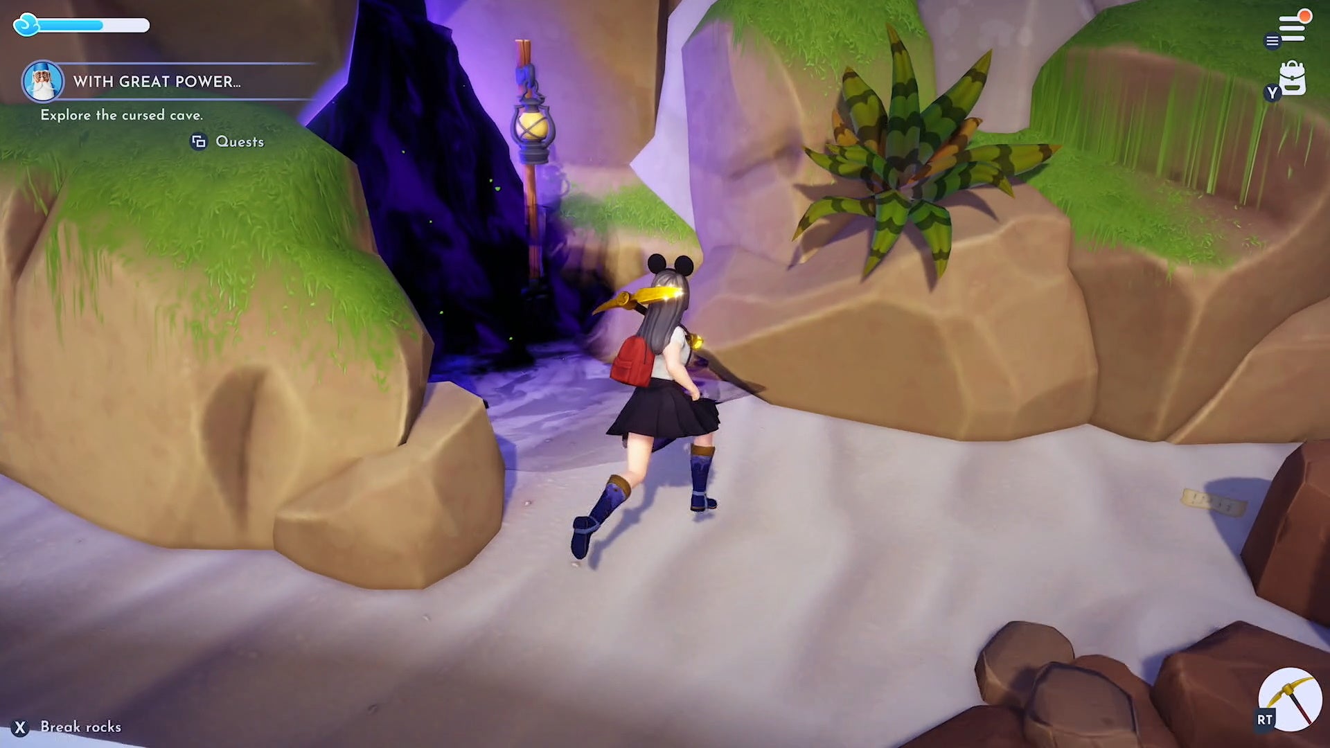 Disney Dreamlight Valley 'With Great Power' walkthrough, including Mystical Cave puzzle Disney Dreamlight Valley 'With Great Power' walkthrough, including Mystical Cave puzzle